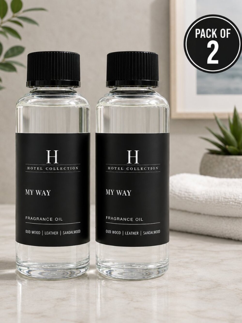 Hotel Collection My Way Scent 120mL, Luxury Aromatherapy (Pack of 2)